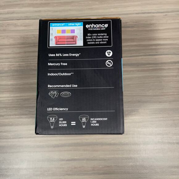 Feit Electric 2 Pack Flood BR40 LED Daylight 500K Flood Bulbs 65W - Picture 4 of 6